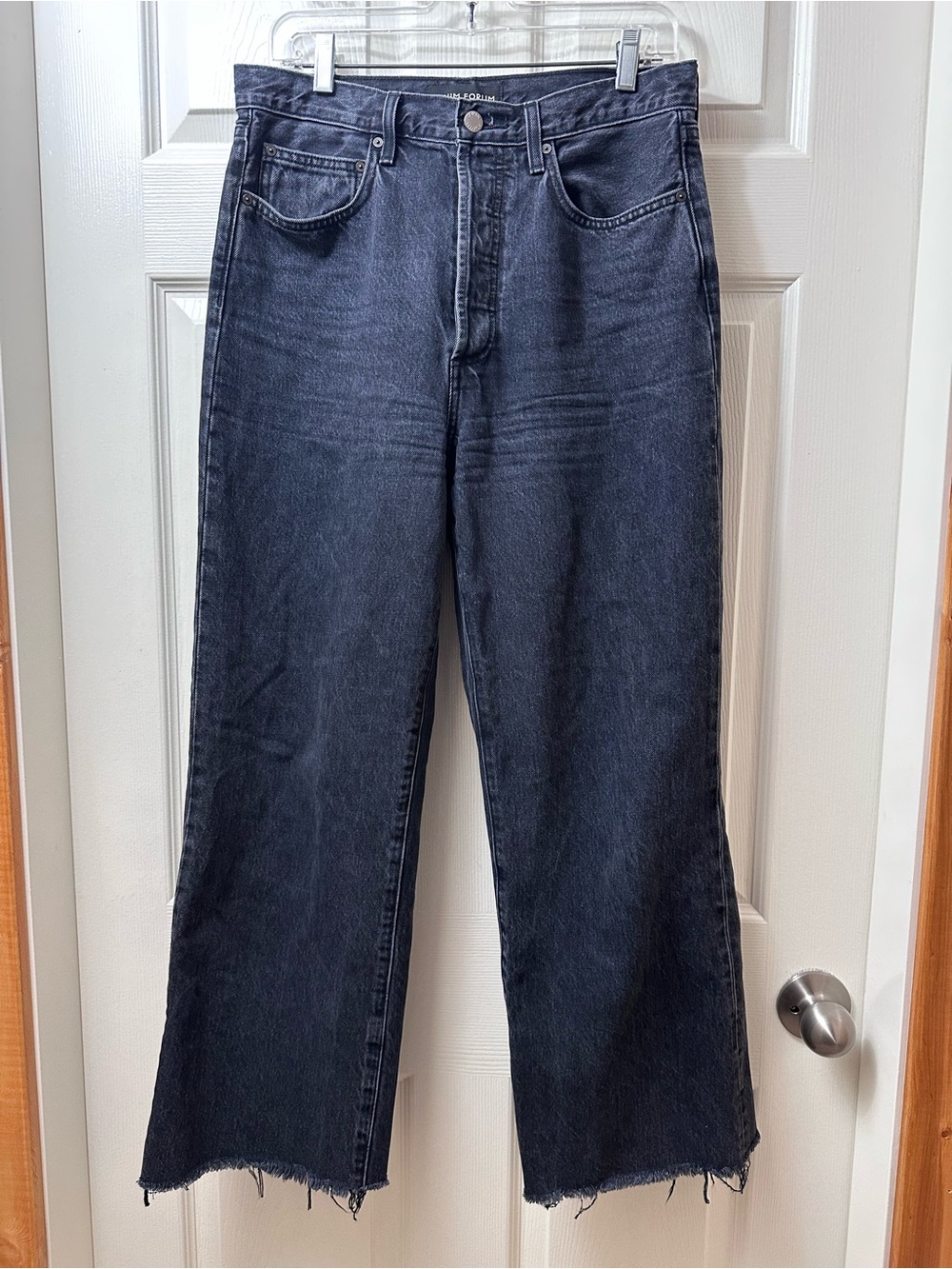 Aritzia Denim Forum Farrah High Rise Wide Leg 30x28